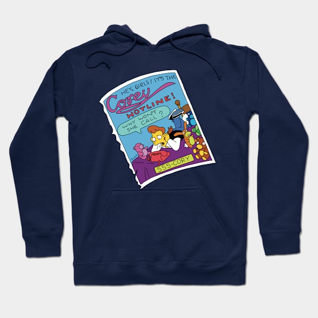 Corey line Hoodie by TeeAguss